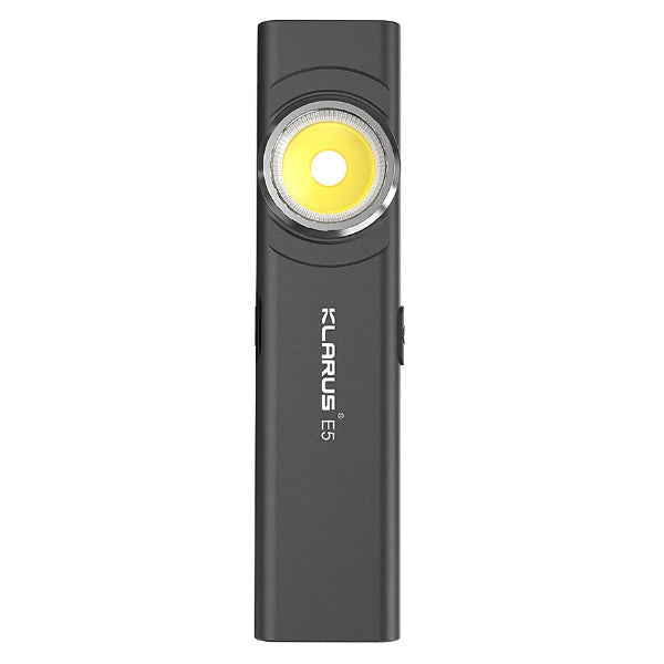 Lampe de poche de travail Klarus E5 - 470 Lumens  NYCTALOPE  