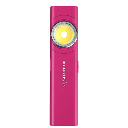 Lampe de poche de travail Klarus E5 - 470 Lumens  NYCTALOPE  