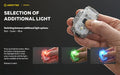 Lampe Armytek Crystal RGB – 200 Lumens Blanc + Rouge/Bleu/Vert  NYCTALOPE  