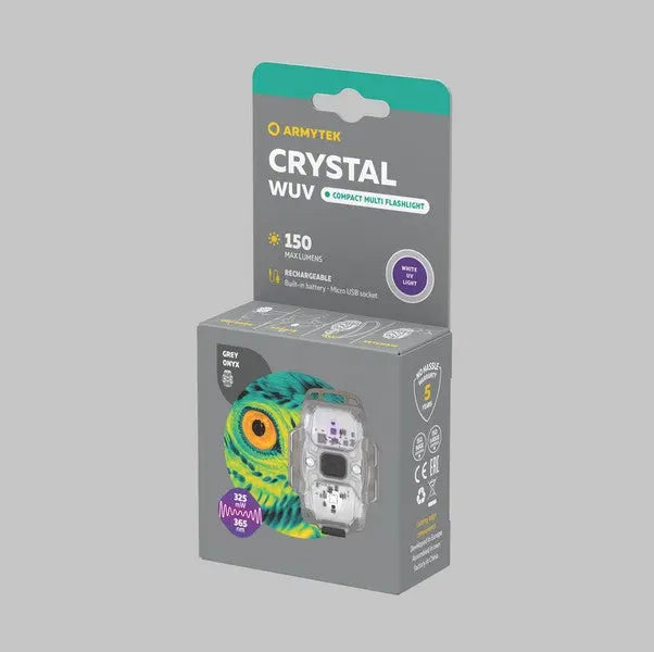Lampe Armytek Crystal WUV - 150 Lumens Blanc + UV  NYCTALOPE  