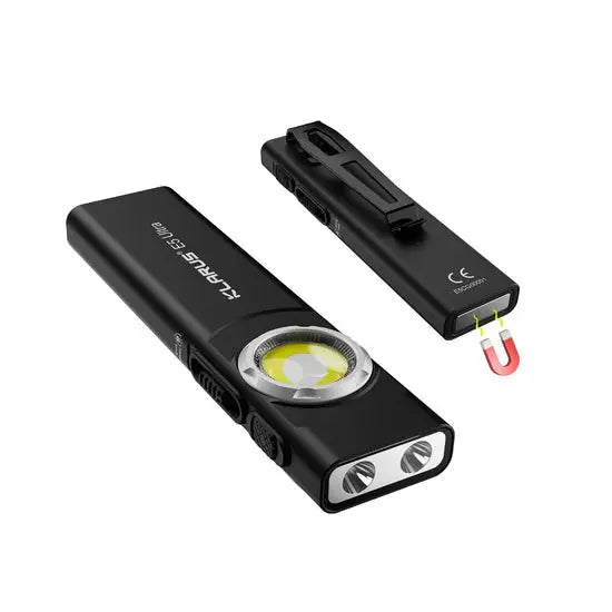 Lampe EDC ultra-fine Klarus E5 Ultra – Triple source lumineuse – 800 lumens  NYCTALOPE  