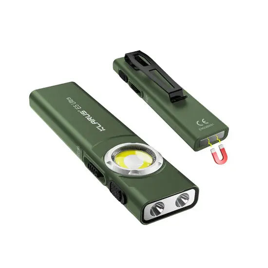 Lampe EDC ultra-fine Klarus E5 Ultra – Triple source lumineuse – 800 lumens  NYCTALOPE  