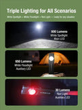 Lampe EDC ultra-fine Klarus E5 Ultra – Triple source lumineuse – 800 lumens  NYCTALOPE  