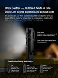 Lampe EDC ultra-fine Klarus E5 Ultra – Triple source lumineuse – 800 lumens  NYCTALOPE  