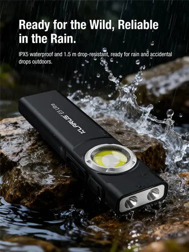 Lampe EDC ultra-fine Klarus E5 Ultra – Triple source lumineuse – 800 lumens  NYCTALOPE  