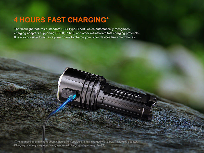 Lampe Fenix LR35R Pro 10 000Lumens - UV 365nm - Projecteur - Brise-vitre - Powerbank Fenix