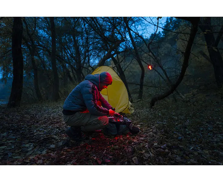 Lampe Frontale Armytek Crystal PRO 3D – 210 Lumens - Lumière Blanche/Rouge/Verte/Bleue - Fonction Feu de Freinage - Accéléromètre  NYCTALOPE  