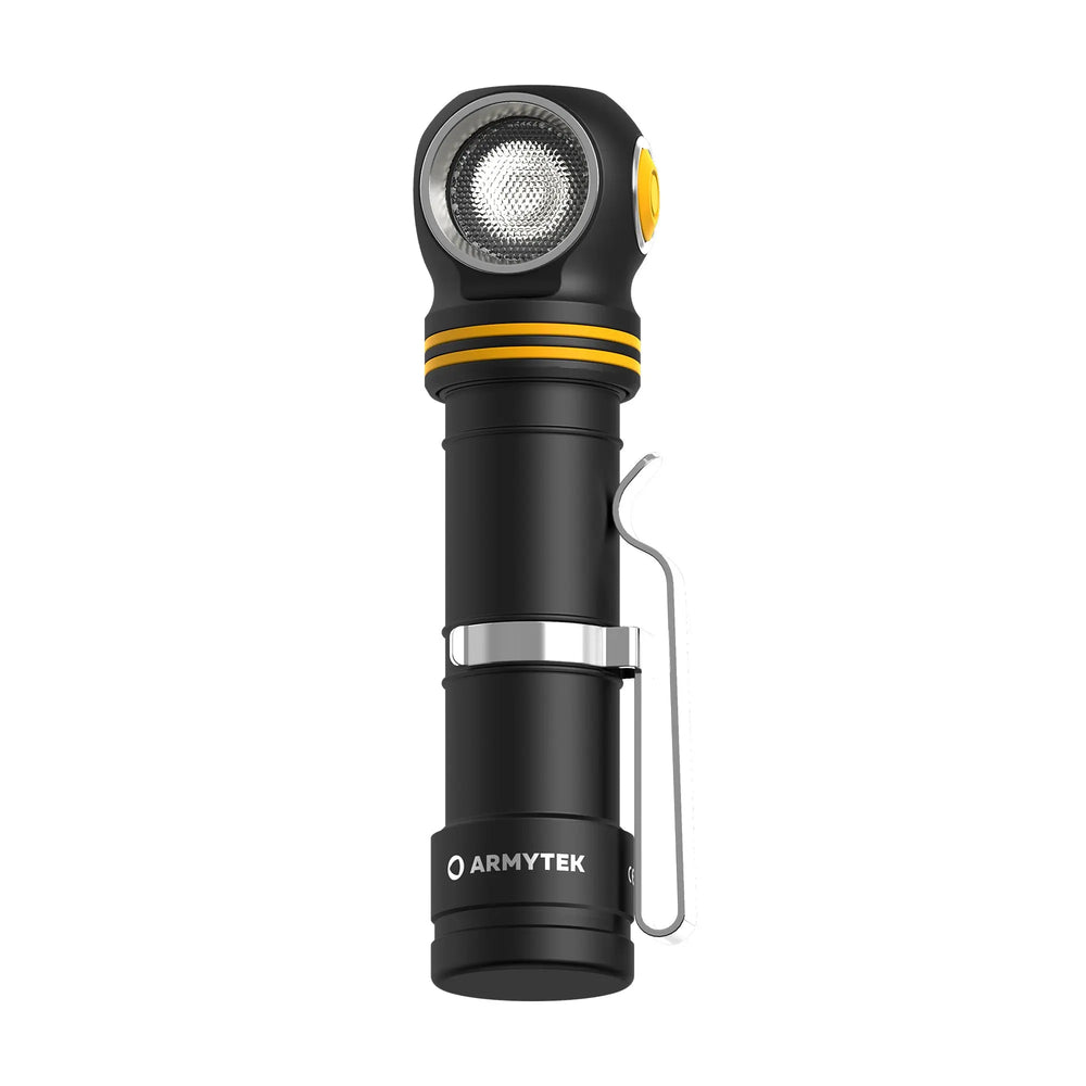 Lampe Frontale Armytek Elf C2 Max 4500 Lumens - Faisceau Large 150° - 4 en 1 - Rechargeable USB-C  NYCTALOPE  