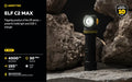Lampe Frontale Armytek Elf C2 Max 4500 Lumens - Faisceau Large 150° - 4 en 1 - Rechargeable USB-C  NYCTALOPE  