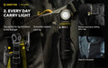 Lampe Frontale Armytek Elf C2 Max 4500 Lumens - Faisceau Large 150° - 4 en 1 - Rechargeable USB-C  NYCTALOPE  