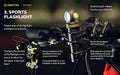 Lampe Frontale Armytek Elf C2 Max 4500 Lumens - Faisceau Large 150° - 4 en 1 - Rechargeable USB-C  NYCTALOPE  