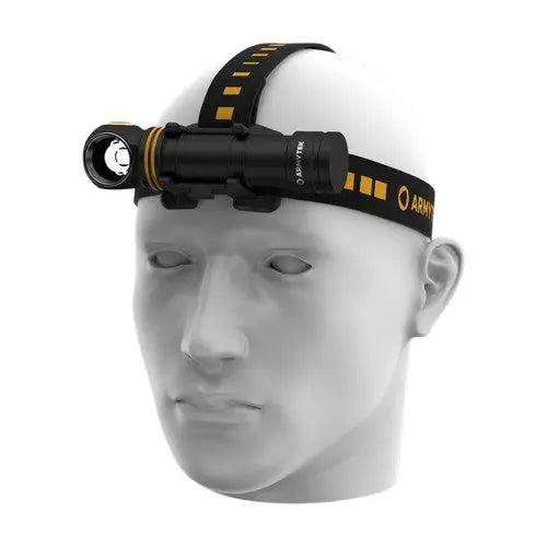 Lampe Frontale Armytek Elf C2 Max LR 4500 Lumens - Portée 235m Longue Distance - 4 en 1 - Rechargeable USB-C  NYCTALOPE  