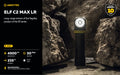 Lampe Frontale Armytek Elf C2 Max LR 4500 Lumens - Portée 235m Longue Distance - 4 en 1 - Rechargeable USB-C  NYCTALOPE  