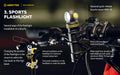 Lampe Frontale Armytek Elf C2 Max LR 4500 Lumens - Portée 235m Longue Distance - 4 en 1 - Rechargeable USB-C  NYCTALOPE  