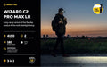 Lampe Frontale Armytek Wizard C2 PRO MAX LR Magnet USB 4150/3870 Lumens  NYCTALOPE  