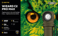 Lampe Frontale Armytek Wizard C2 PRO MAX OLIVE Magnet USB 4000 Lumens - rechargeable en USB  NYCTALOPE  