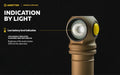 Lampe Frontale Armytek Wizard C2 PRO MAX SAND Magnet USB 4000 Lumens - rechargeable en USB  NYCTALOPE  