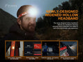 Lampe Frontale Fenix HL18R-T - 500 Lumens - Ultralégère Running Trail  NYCTALOPE  