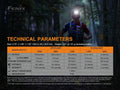 Lampe Frontale Fenix HL18R-T - 500 Lumens - Ultralégère Running Trail  NYCTALOPE  