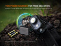 Lampe Frontale Fenix HL45R 1000 Lumens - Double faisceau ajustable - Détection gestuelle - Rechargeable USB-C - NYCTALOPE