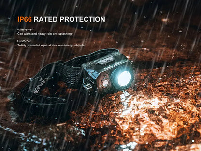 Lampe Frontale Fenix HL45R 1000 Lumens - Double faisceau ajustable - Détection gestuelle - Rechargeable USB-C - NYCTALOPE