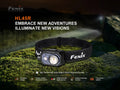 Lampe Frontale Fenix HL45R 1000 Lumens - Double faisceau ajustable - Détection gestuelle - Rechargeable USB-C - NYCTALOPE