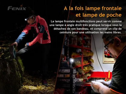 Lampe Frontale Fenix HM50R V2.0 - 700 Lumens - Rechargeable USB-C  NYCTALOPE  