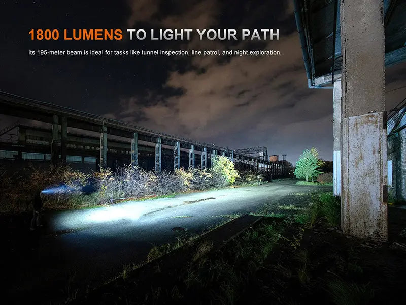 Lampe Frontale Fenix HM61R V3.0 – 1800 Lumens - Spotlight/Floodlight/Lumière Rouge - Rechargeable USB-C  NYCTALOPE  
