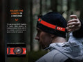Lampe Frontale Fenix HM62T M Magma - 1200 Lumens  NYCTALOPE  
