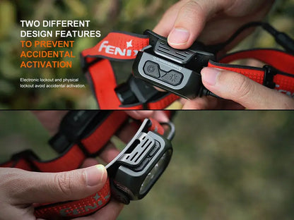 Lampe Frontale Fenix HP12R-T 1300 Lumens - Trail Running - Triple Sources Lumineuses - USB-C  NYCTALOPE  