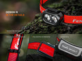 Lampe Frontale Fenix HP12R-T 1300 Lumens - Trail Running - Triple Sources Lumineuses - USB-C  NYCTALOPE  