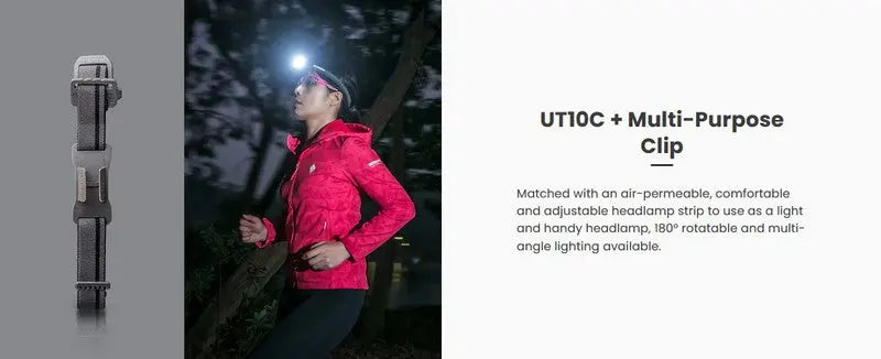 Lampe Frontale Multifonction Nextorch UT10C - 170 Lumens  NYCTALOPE  