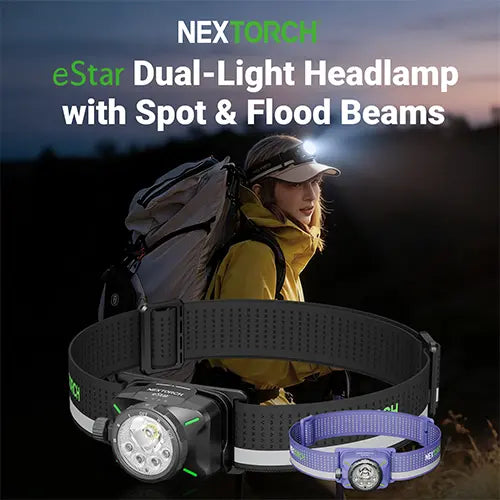 Lampe Frontale Nextorch eStar – 1300 Lumens  NYCTALOPE  