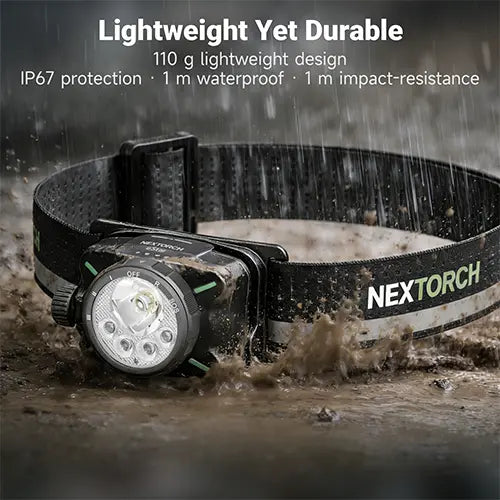 Lampe Frontale Nextorch eStar – 1300 Lumens  NYCTALOPE  