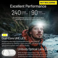 Lampe Frontale Nitecore HA11 – 240 Lumens – Lumière rouge  NYCTALOPE  