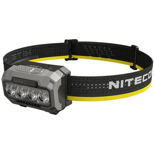 Lampe Frontale Nitecore HA23 UHE 600 Lumens - 3 températures de couleur - Double alimentation - IP68 - NYCTALOPE