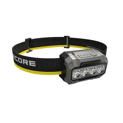 Lampe Frontale Nitecore HA23 UHE 600 Lumens - 3 températures de couleur - Double alimentation - IP68 - NYCTALOPE