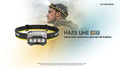 Lampe Frontale Nitecore HA23 UHE 600 Lumens - 3 températures de couleur - Double alimentation - IP68 - NYCTALOPE