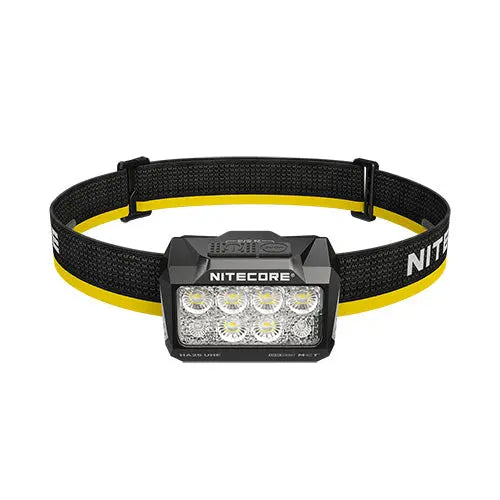 Lampe Frontale Nitecore HA25 UHE 800 Lumens - 3 températures de couleur - Double alimentation  NYCTALOPE  