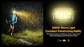 Lampe Frontale Nitecore HA25 UHE 800 Lumens - 3 températures de couleur - Double alimentation  NYCTALOPE  