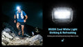 Lampe Frontale Nitecore HA25 UHE 800 Lumens - 3 températures de couleur - Double alimentation  NYCTALOPE  
