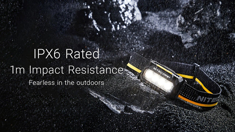 Lampe Frontale Nitecore HA27 UHE 800 Lumens - 3 températures de couleur - Triple alimentation