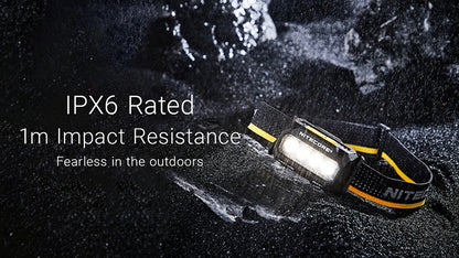 Lampe Frontale Nitecore HA27 UHE 800 Lumens - 3 températures de couleur - Triple alimentation