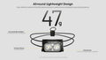 Lampe Frontale Nitecore NU25 MCT UL – 400 Lumens - NYCTALOPE