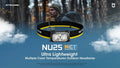 Lampe Frontale Nitecore NU25 MCT – 400 Lumens rechargeable - NYCTALOPE