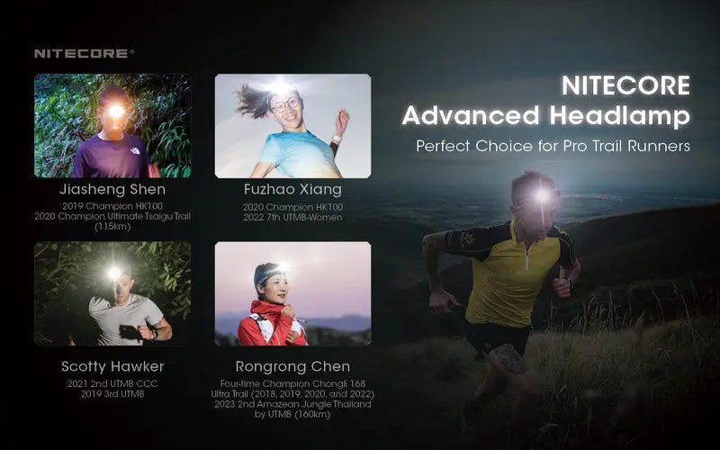 Lampe Frontale Nitecore NU31 – 550 Lumens  NYCTALOPE  