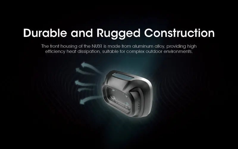 Lampe Frontale Nitecore NU31 – 550 Lumens  NYCTALOPE  