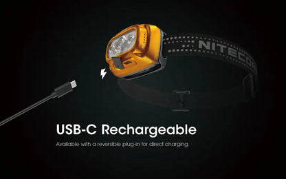 Lampe Frontale Nitecore NU31 – 550 Lumens  NYCTALOPE  