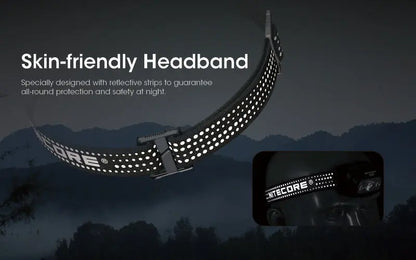 Lampe Frontale Nitecore NU31 – 550 Lumens  NYCTALOPE  