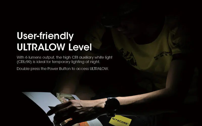 Lampe Frontale Nitecore NU31 – 550 Lumens  NYCTALOPE  